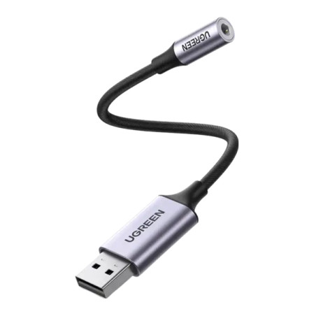 Ugreen Cable USB-A to 3.5mm audio jack (30757)