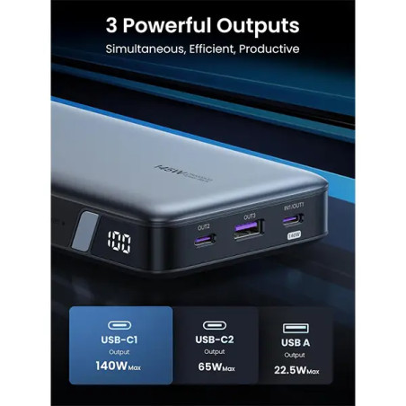 UGREEN Power Bank pour PC 25000mAh 145W (90597A)