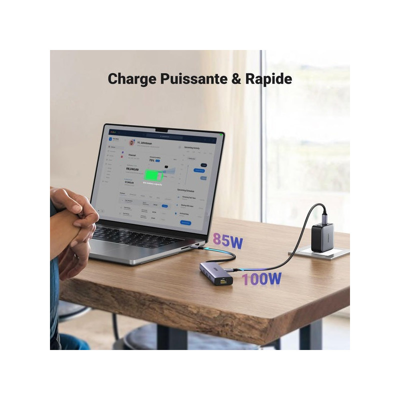 Ugreen Station d'accueil USB-C 6 en 1 (15598)