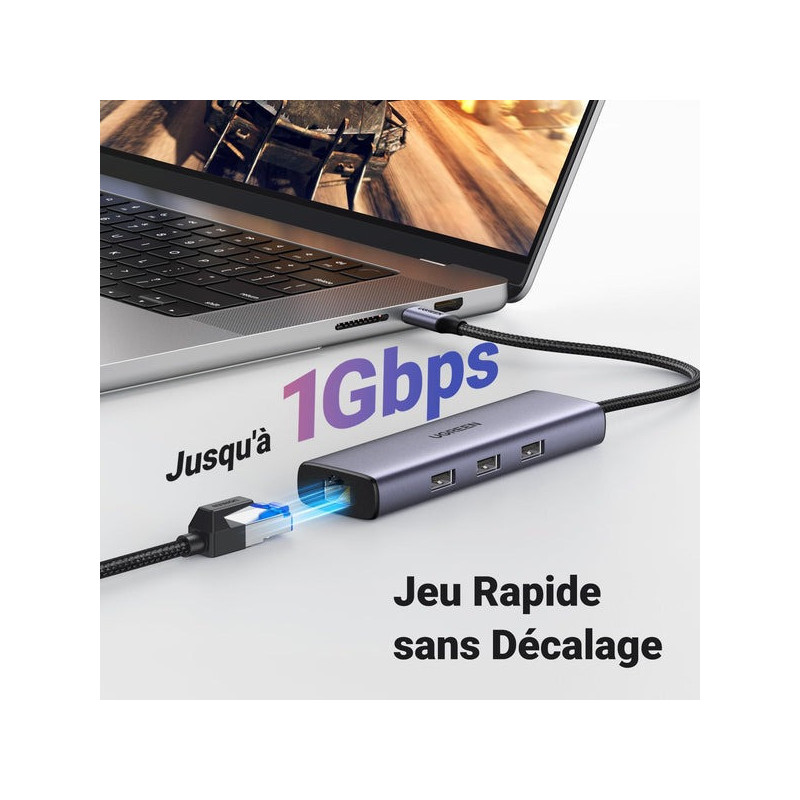 Ugreen Station d'accueil USB-C 6 en 1 (15598)