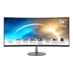 MSI PRO MP341CQ 34" 100Hz UWQHD - Gaming Monitor