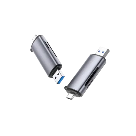 UGREEN LECTEUR CARTE MÉMOIRE SD/TF USB-C & USB3.0 (50706)