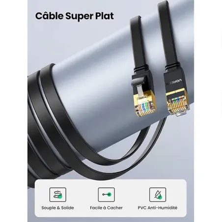 UGREEN CABLE ETHERNET FLAT CAT7 U/FTP 5M (11263)