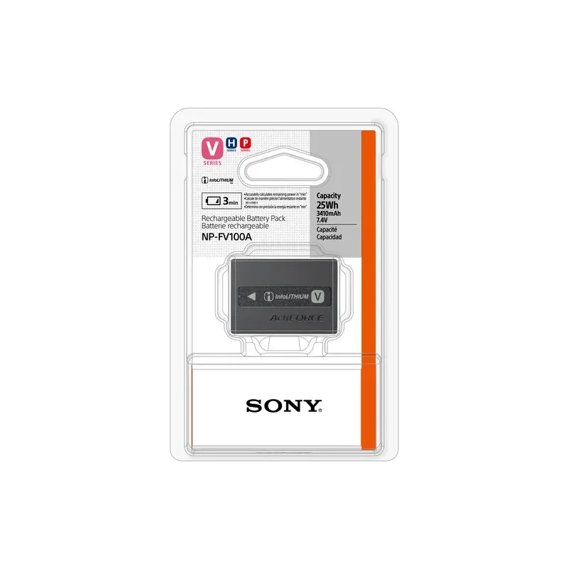 SONY SÉRIE V 3410MAH BATTERIE RECHARGEABLE (NP-FV100A)