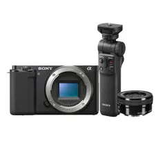 SONY ZV-E10 + 16-50mm + Bluetooth Vlogging-Griff GP-VPT2BT
