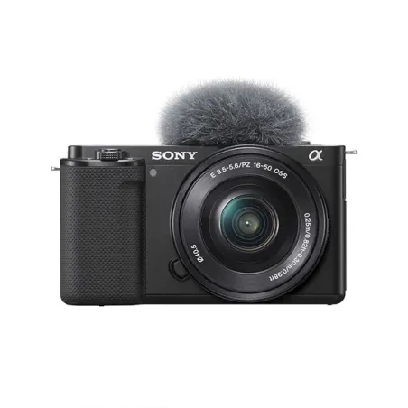 SONY ZV-E10 + 16-50mm + Bluetooth Vlogging-Griff GP-VPT2BT