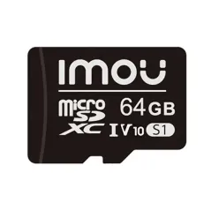 IMOU CARTE MÉMOIRE MICRO SD 64GO CLASSE 10 (ST2-64-S1)