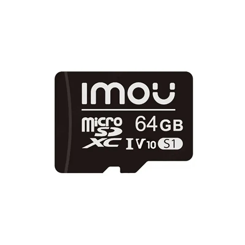 IMOU CARTE MÉMOIRE MICRO SD 64GO CLASSE 10 (ST2-64-S1)