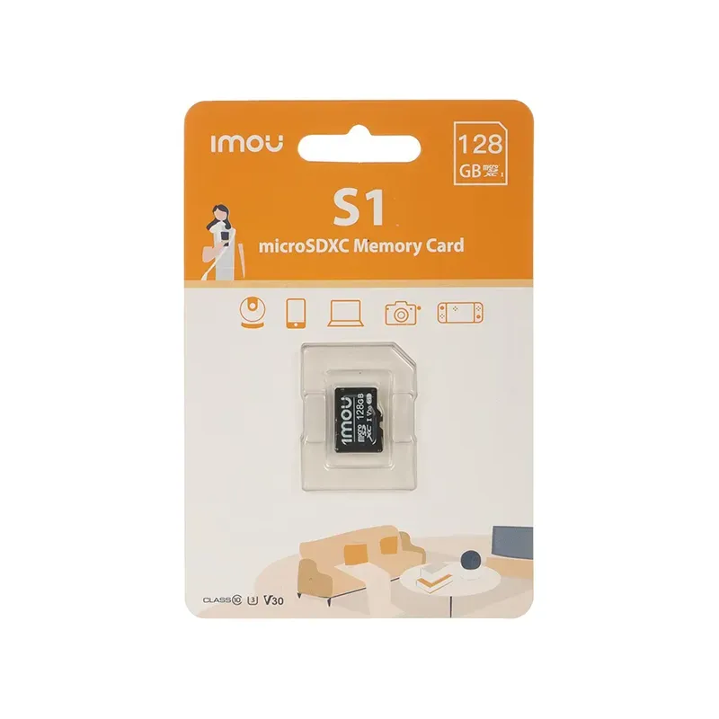 IMOU MEMORY MICRO SD 128GB CLASS 10 (ST2-128-S1)