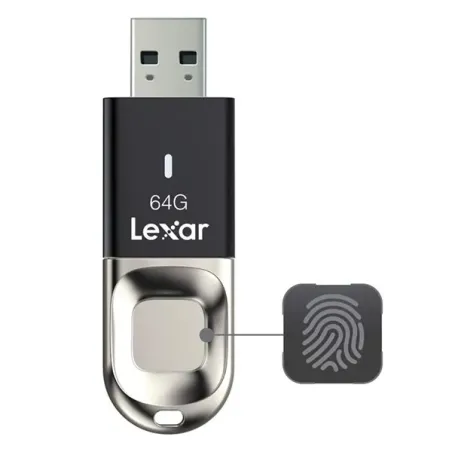 LEXAR JUMPDRIVE FINGERPRINT F35 Clé USB 3.0 64GB