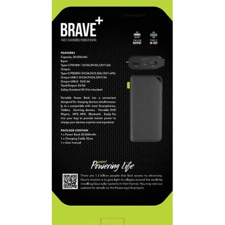 GOUI BRAVE PLUS 20 POWER BANK 20000 mAh 20w
