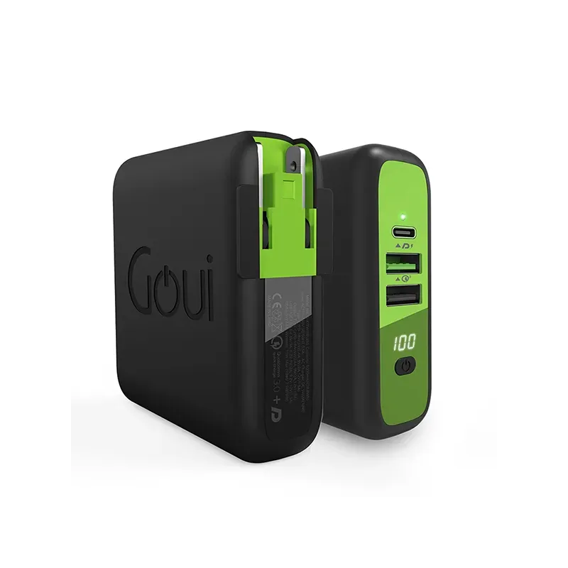 GOUI MBALA Qi Chargeur + Chargeur Sans-Fil + POWER BANK 8000 mAh