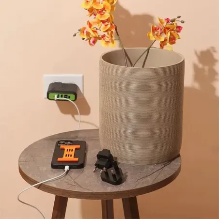 GOUI MBALA Qi Chargeur + Chargeur Sans-Fil + POWER BANK 8000 mAh
