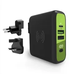 GOUI MBALA Qi Charger + Wireless Charger + POWER BANK 8000 mAh